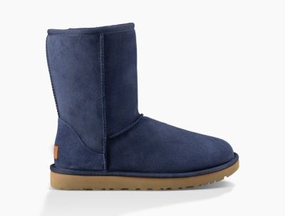 UGG Classic Short II Womens Boots Navy - AU 432CI